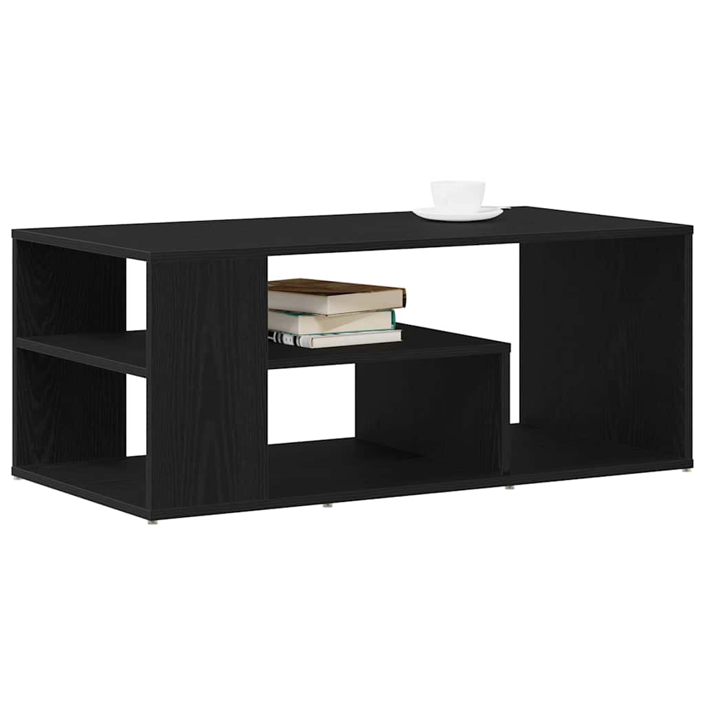 Kaffebord Svart Eik 100 X 50 X 40 Cm Konstruert Tre