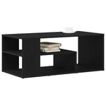 Kaffebord Svart Eik 100 X 50 X 40 Cm Konstruert Tre