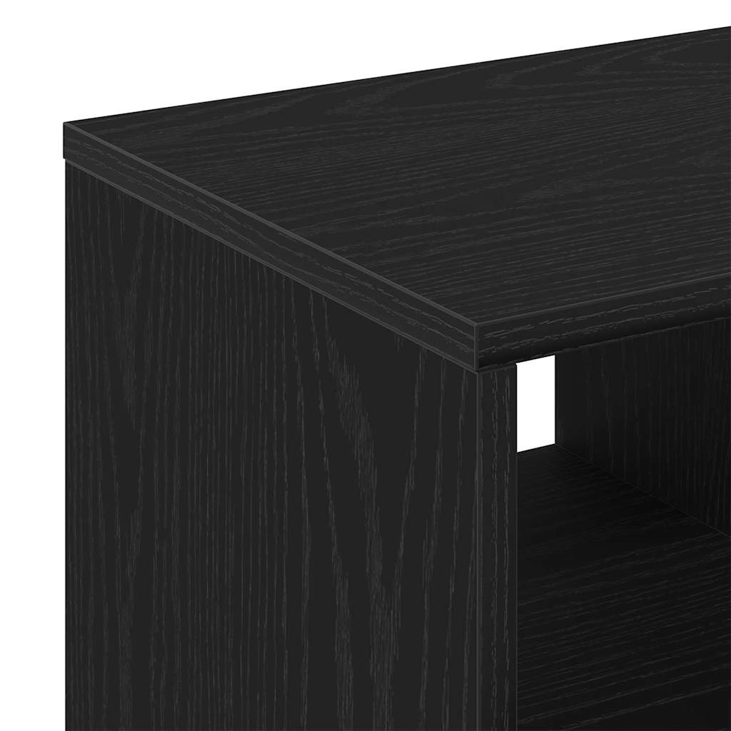 Sidetabell Svart Eik 50 X 30 X 50 Cm Konstruert Tre
