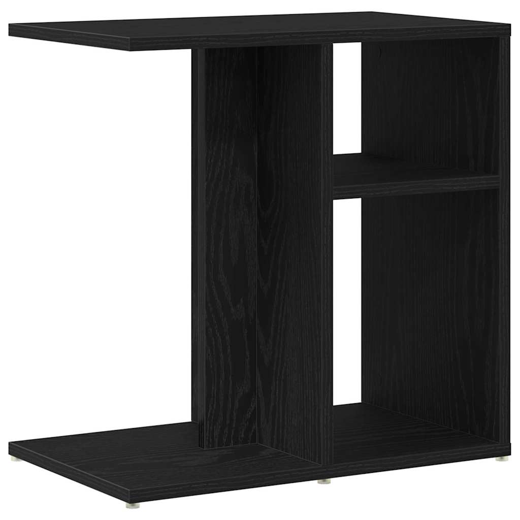 Sidetabell Svart Eik 50 X 30 X 50 Cm Konstruert Tre