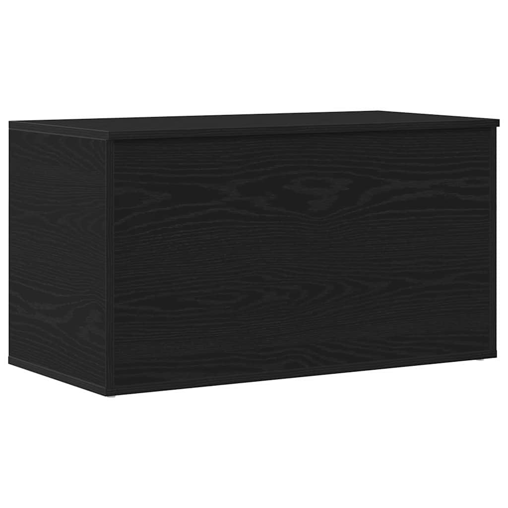 Lagringsboks Svart Eik 84 X 42 X 46 Cm Konstruert Tre