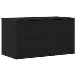 Lagringsboks Svart Eik 84 X 42 X 46 Cm Konstruert Tre