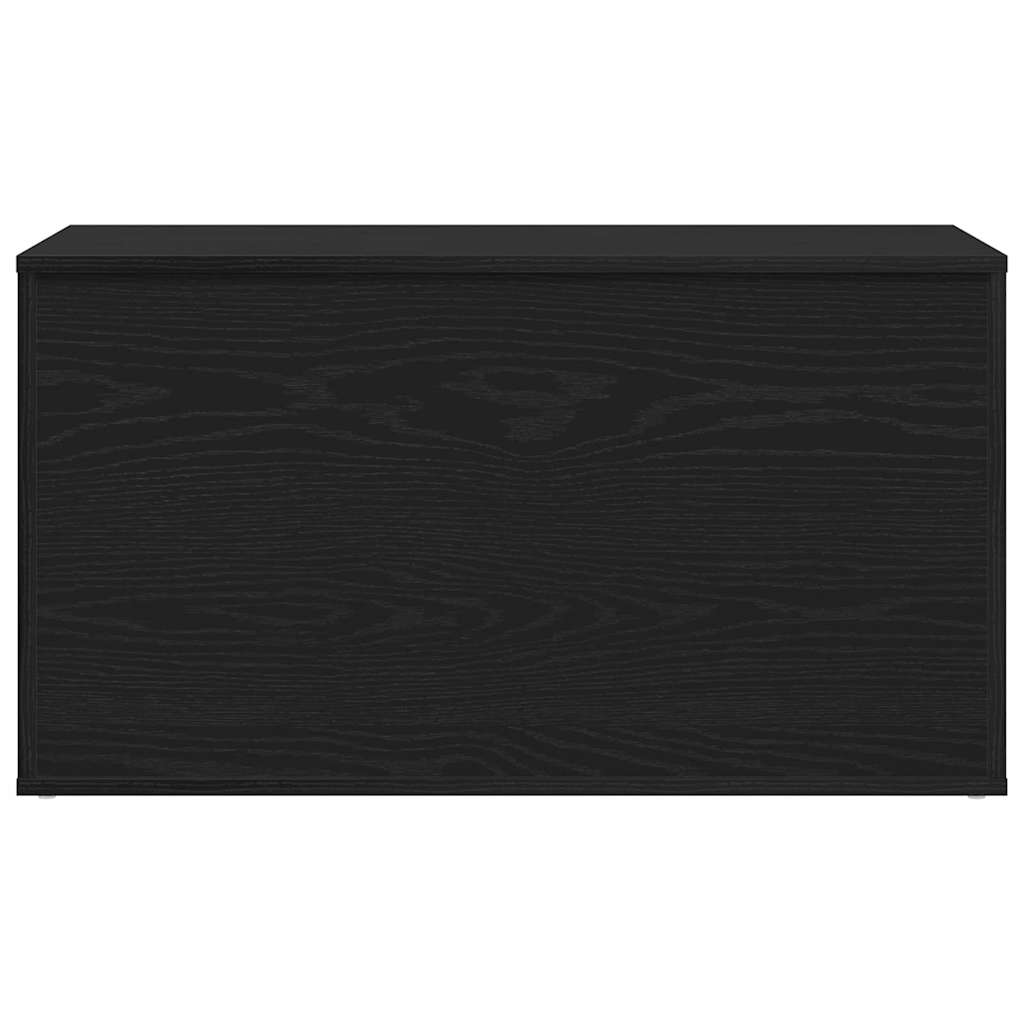 Lagringsboks Svart Eik 84 X 42 X 46 Cm Konstruert Tre