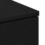 Kaffebord Svart Eik 90 X 60 X 31 Cm Konstruert Tre