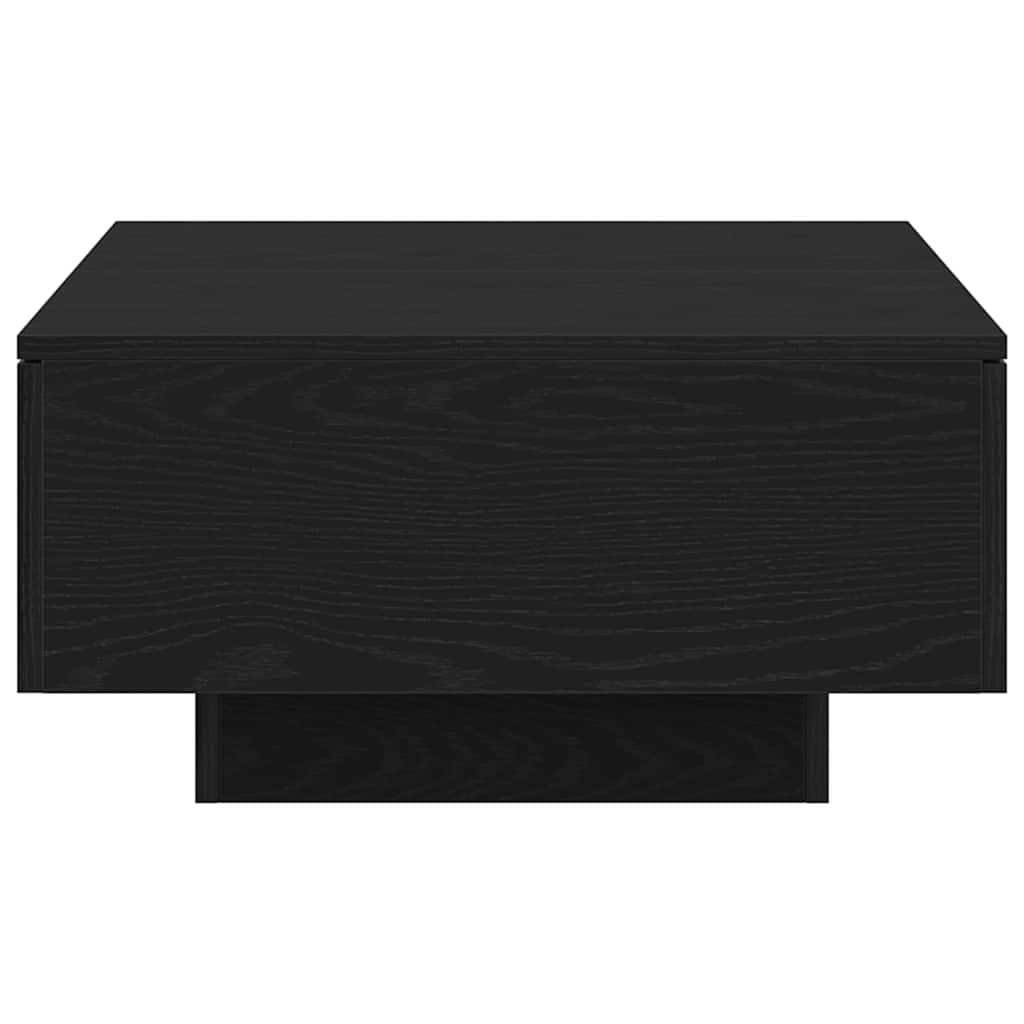 Kaffebord Svart Eik 90 X 60 X 31 Cm Konstruert Tre