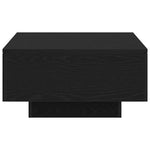Kaffebord Svart Eik 90 X 60 X 31 Cm Konstruert Tre