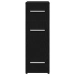 Apoteker Skap Svart Eik 20 X 45,5 X 60 Cm Konstruert Tre