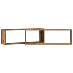 Vegghyller 2 Pcs Gammelt Tre 80 X 15 X 26 Cm Konstruert Tre