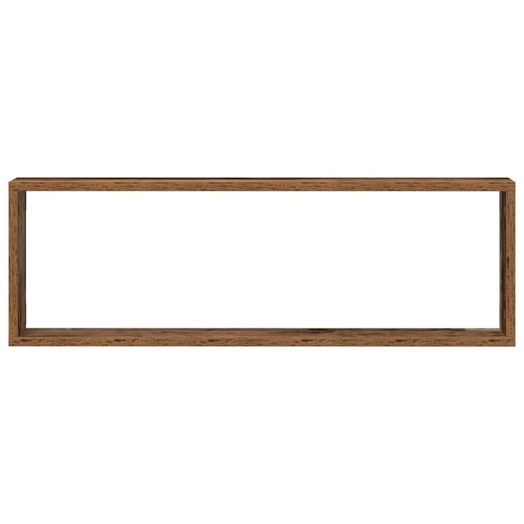 Vegghyller 2 Pcs Gammelt Tre 80 X 15 X 26 Cm Konstruert Tre