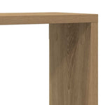 Vegghyller 2 Pcs Kunstnerisk Eik 80 X 15 X 26 Cm Konstruert Tre