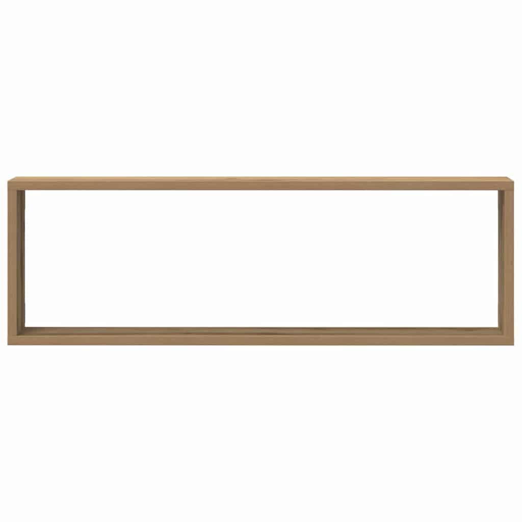 Vegghyller 4 Pcs Kunstnerisk Eik 80 X 15 X 26 Cm Konstruert Tre