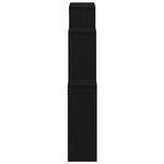 Vegghylle Med Hylle Svart Eik 80 X 15 X 78,5 Cm Konstruert Tre