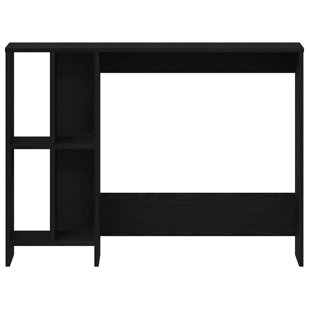 Skrivebord Svart Eik 102,5 X 35 X 75 Cm Konstruert Tre