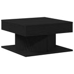 Kaffebord Svart Eik 57 X 57 X 30 Cm Konstruert Tre