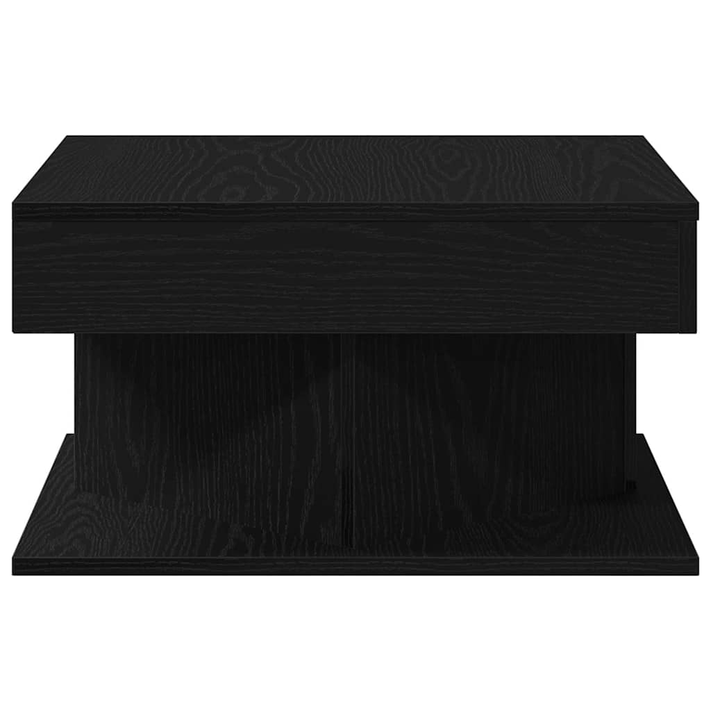 Kaffebord Svart Eik 57 X 57 X 30 Cm Konstruert Tre