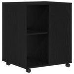 Oppbevaringsskap Svart Eik 60 X 53 X 72,5 Cm Konstruert Tre