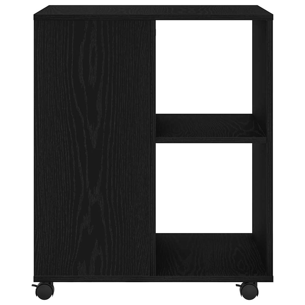 Oppbevaringsskap Svart Eik 60 X 53 X 72,5 Cm Konstruert Tre