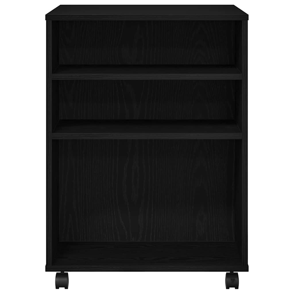 Oppbevaringsskap Svart Eik 60 X 53 X 72,5 Cm Konstruert Tre