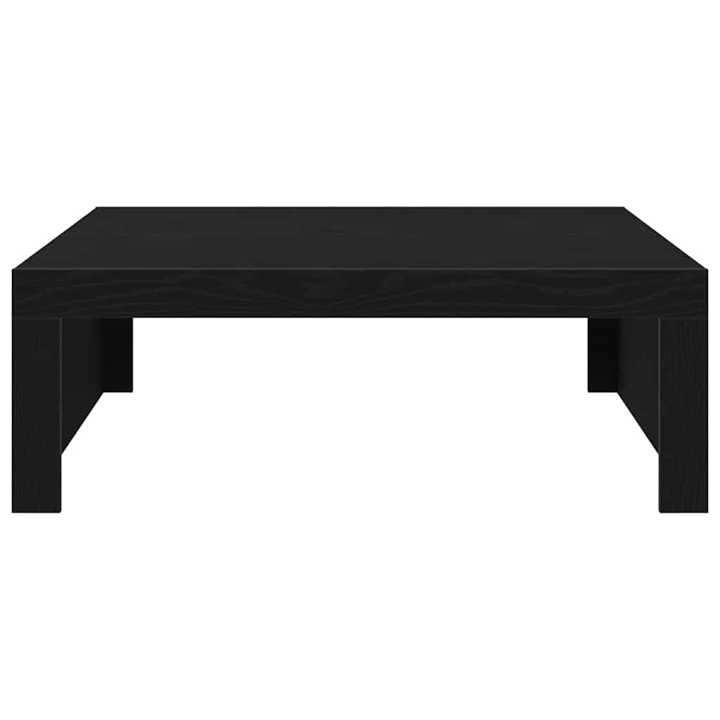 Kaffebord Svart Eik 100 X 100 X 35 Cm Konstruert Tre