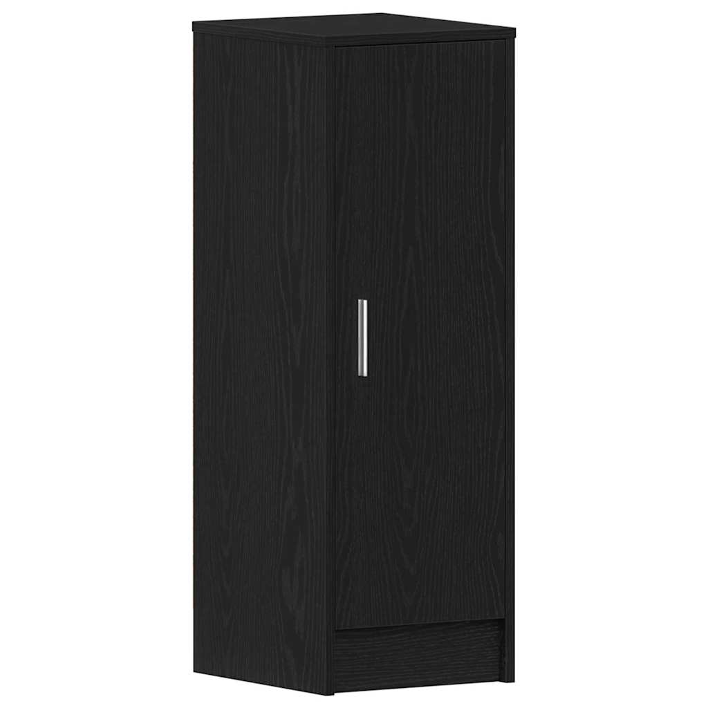 Sko Skap Med Hylle Svart Eik 32 X 35 X 92 Cm Konstruert Tre