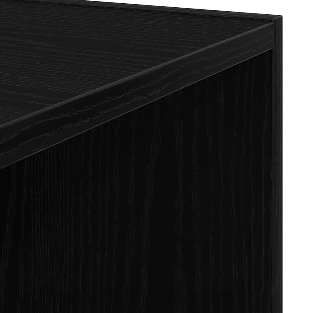 Krokhyller Svart Eik 33 X 33 X 132 Cm Konstruert Tre