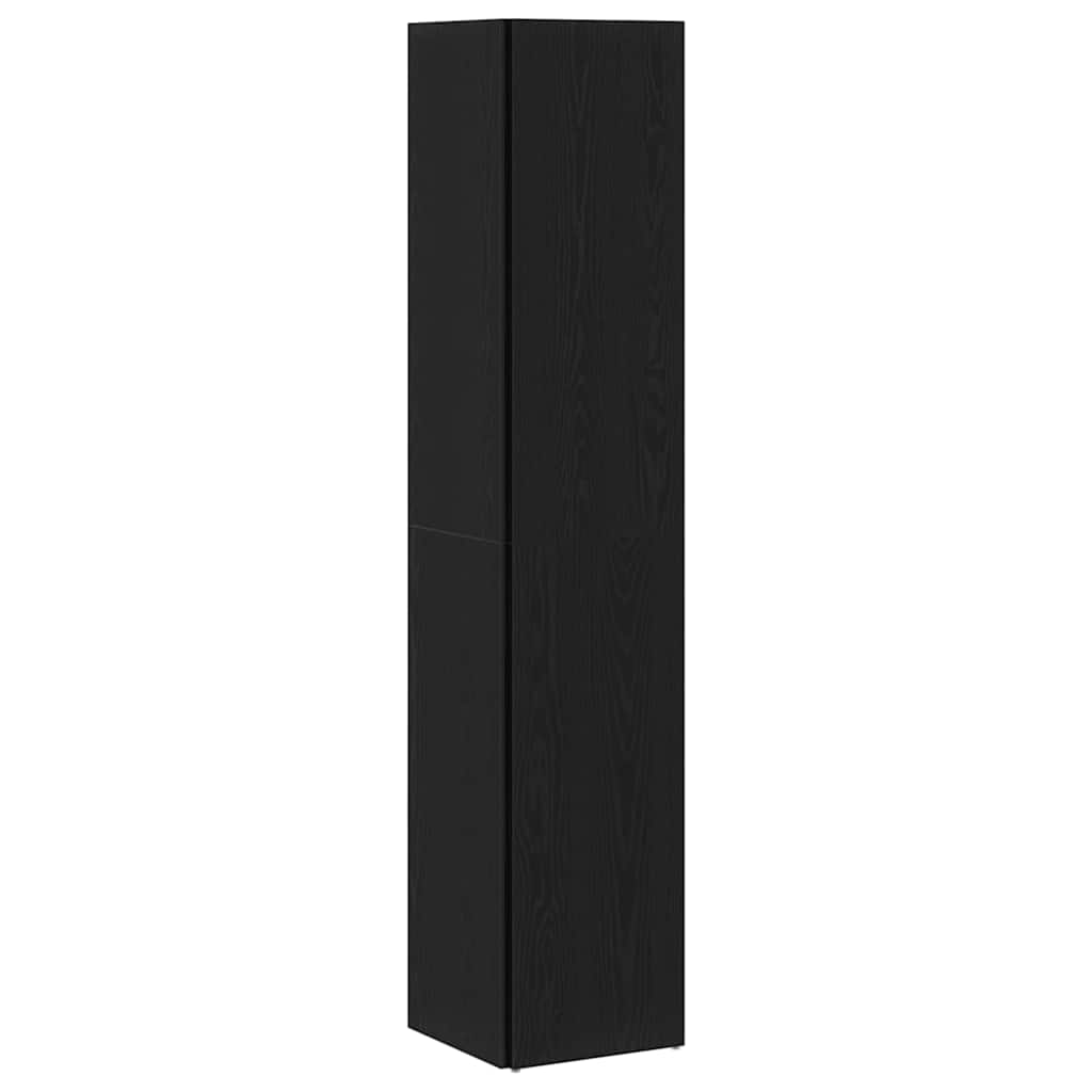 Krokhyller Svart Eik 33 X 33 X 164.5 Cm Konstruert Tre