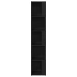 Krokhyller Svart Eik 33 X 33 X 164.5 Cm Konstruert Tre