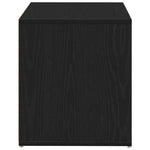 Gangbenk Med Skuff Svart Eik 80 X 40 X 45 Cm Konstruert Tre