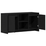 Tv-Skap Svart Eik 102 X 37,5 X 52,5 Cm Konstruert Tre