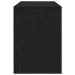 Tv-Skap Svart Eik 102 X 37,5 X 52,5 Cm Konstruert Tre