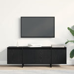 Tv-Skap Svart Eik 120 X 30 X 40,5 Cm Konstruert Tre
