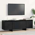 Tv-Skap Svart Eik 120 X 30 X 40,5 Cm Konstruert Tre