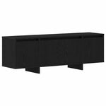 Tv-Skap Svart Eik 120 X 30 X 40,5 Cm Konstruert Tre