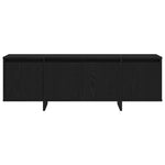 Tv-Skap Svart Eik 120 X 30 X 40,5 Cm Konstruert Tre