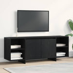 Tv-Skap Svart Eik 120 X 30 X 40,5 Cm Konstruert Tre
