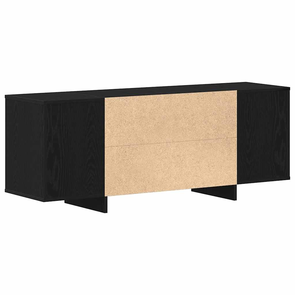 Tv-Skap Svart Eik 120 X 30 X 40,5 Cm Konstruert Tre