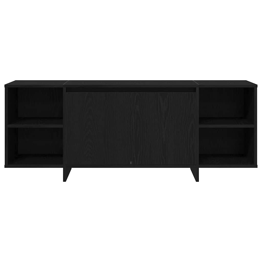 Tv-Skap Svart Eik 120 X 30 X 40,5 Cm Konstruert Tre