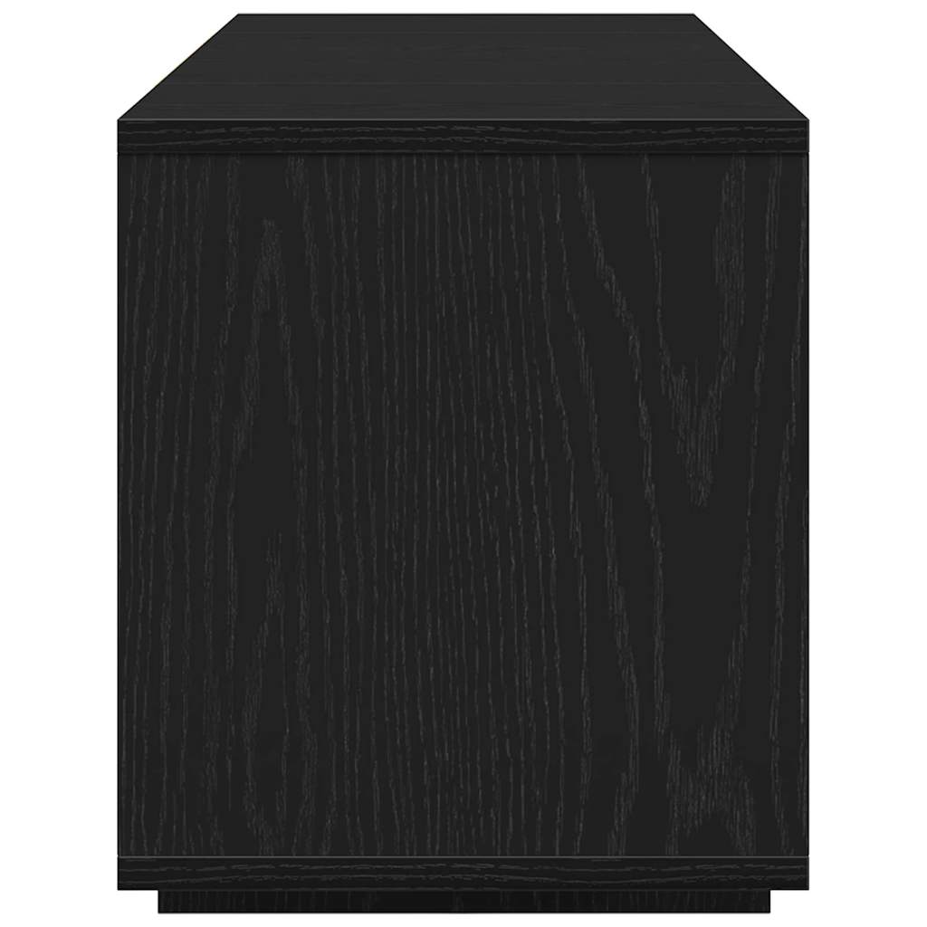 Tv-Skap Svart Eik 120 X 30 X 40,5 Cm Konstruert Tre