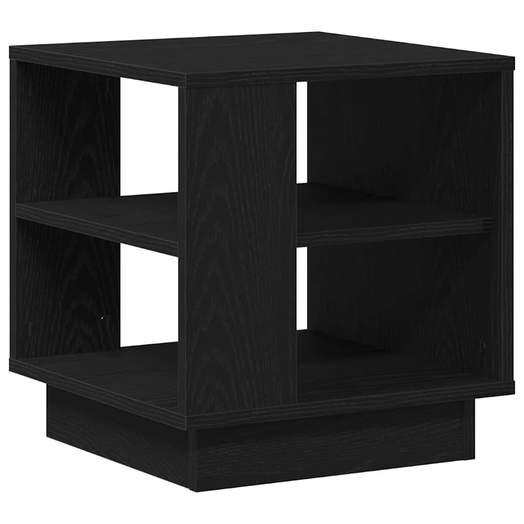 Kaffebord Svart Eik 40 X 40 X 43 Cm Konstruert Tre