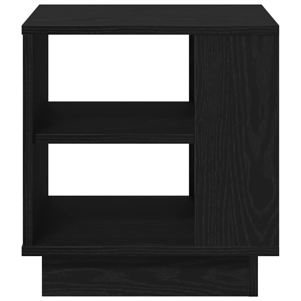 Kaffebord Svart Eik 40 X 40 X 43 Cm Konstruert Tre