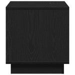 Kaffebord Svart Eik 40 X 40 X 43 Cm Konstruert Tre