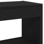 Bokskap 2 Pcs Svart Eik 80 X 30 X 72 Cm Konstruert Tre