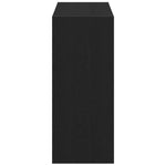 Bokskap 2 Pcs Svart Eik 80 X 30 X 72 Cm Konstruert Tre