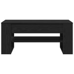 Kaffebord Svart Eik 102 X 55 X 45 Cm Konstruert Tre