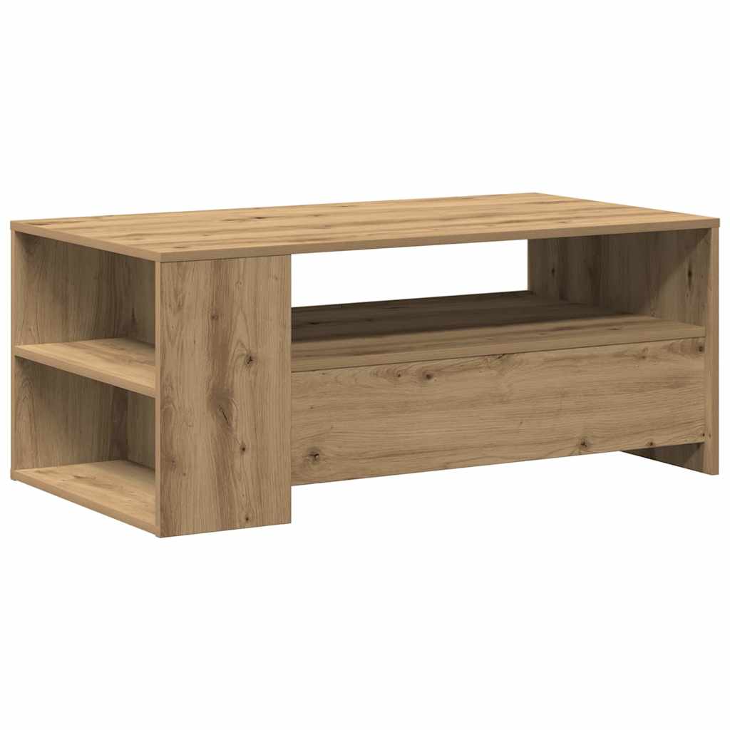 Kaffebord Artisan Eik 102 X 55 X 43,5 Cm Konstruert Tre