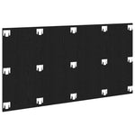 Seng Hodegjerde Svart Eik 160 X 1.5 X 80.5 Cm Konstruert Tre