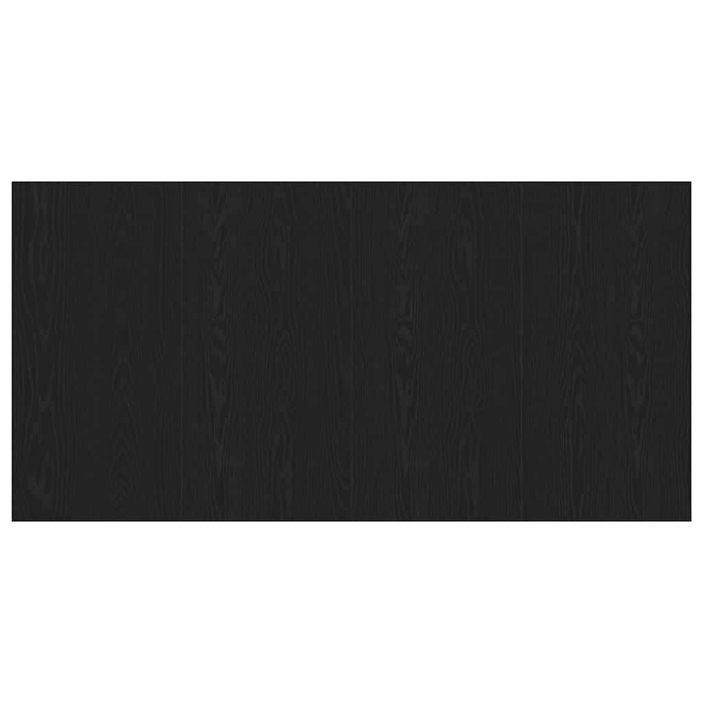 Seng Hodegjerde Svart Eik 160 X 1.5 X 80.5 Cm Konstruert Tre