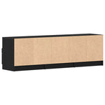 Tv-Skap Med Skuff Svart Eik 150 X 33,5 X 45 Cm Konstruert Tre