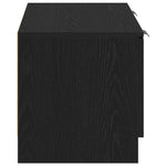 Tv-Skap Svart Eik 102 X 32 X 35.5 Cm Konstruert Tre