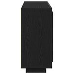 Serviesskap Svart Eik 92 X 35 X 75 Cm Konstruert Tre